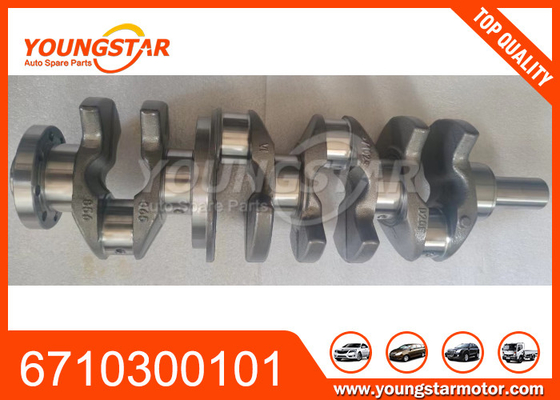 6710300201 Crankshaft do motor para Ssangyong KORANDO D20F com engrenagem