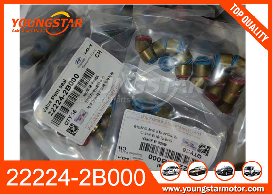 22224-2B010 22224 2B000 Selo da válvula do motor para Hyundai Accent Tucson KIA Rio Soul 1.6L