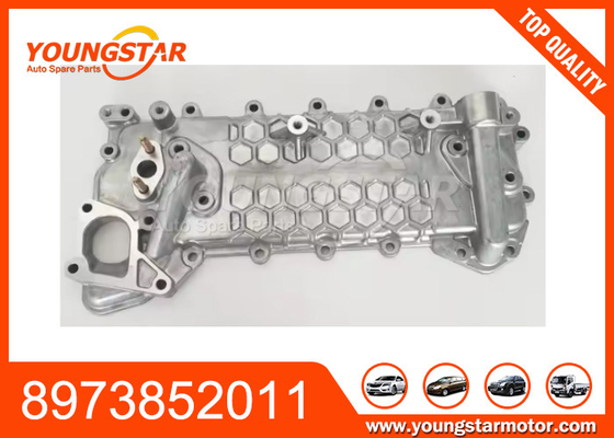 8973852011 Motor Oil Cooler Cover para ISUZU 4HK1 NQR EURO3