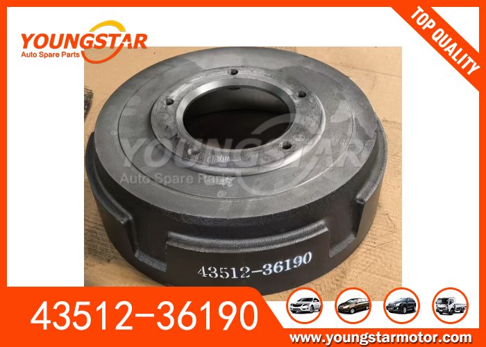 Tambor de Freio 43512-36190 Para TOYOTA Coaster 15B com Garantia de 60000 Kms e Qualidade OEM