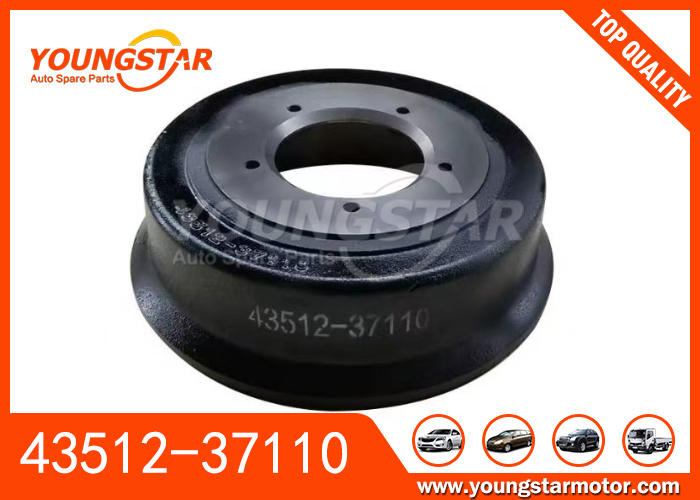 Tambor de travagem 43512-37110 para TOYOTA 14B e HINO 300-SERIES 2 Geração-5 8.5T com montagem OEM