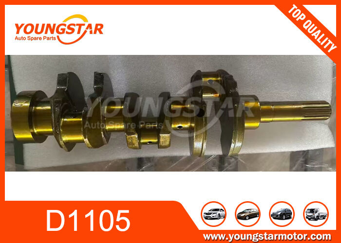 Brand-New Kubota D1105 Motor Crankshaft com 60000kms Garantia e Construção de Ferro Fundido