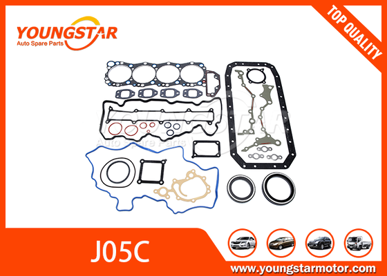 Conjunto completo de juntas OEM 04010-0689 para motor Hino J05C com material resistente ao calor