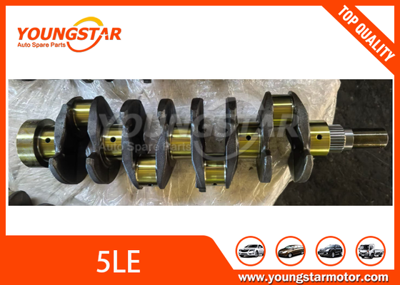 Crankshaft 5LE nitrado com engrenagem e sensor para motor diesel Toyota