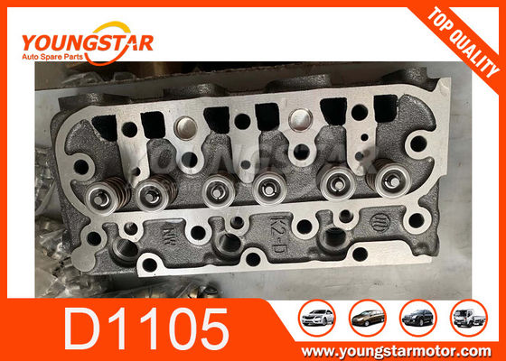 Cabeça de cilindro Assy For Excavator de Kubota D1105 do ferro de moldação